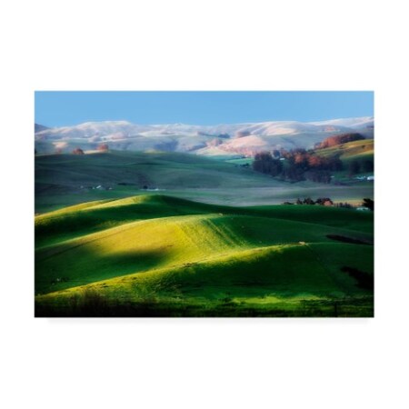 Trademark Fine Art Lucy Aron 'Day in August' Canvas Art, 16x24 IC00003-C1624GG